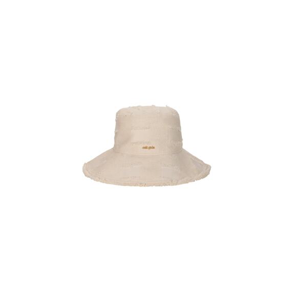 cult gaia Accessories - Cult Gaia 'Maddie' Beige Cotton Hat Size OS